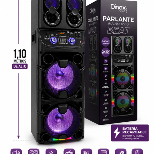 TORRE DE SONIDO BEAT 2 X 10"