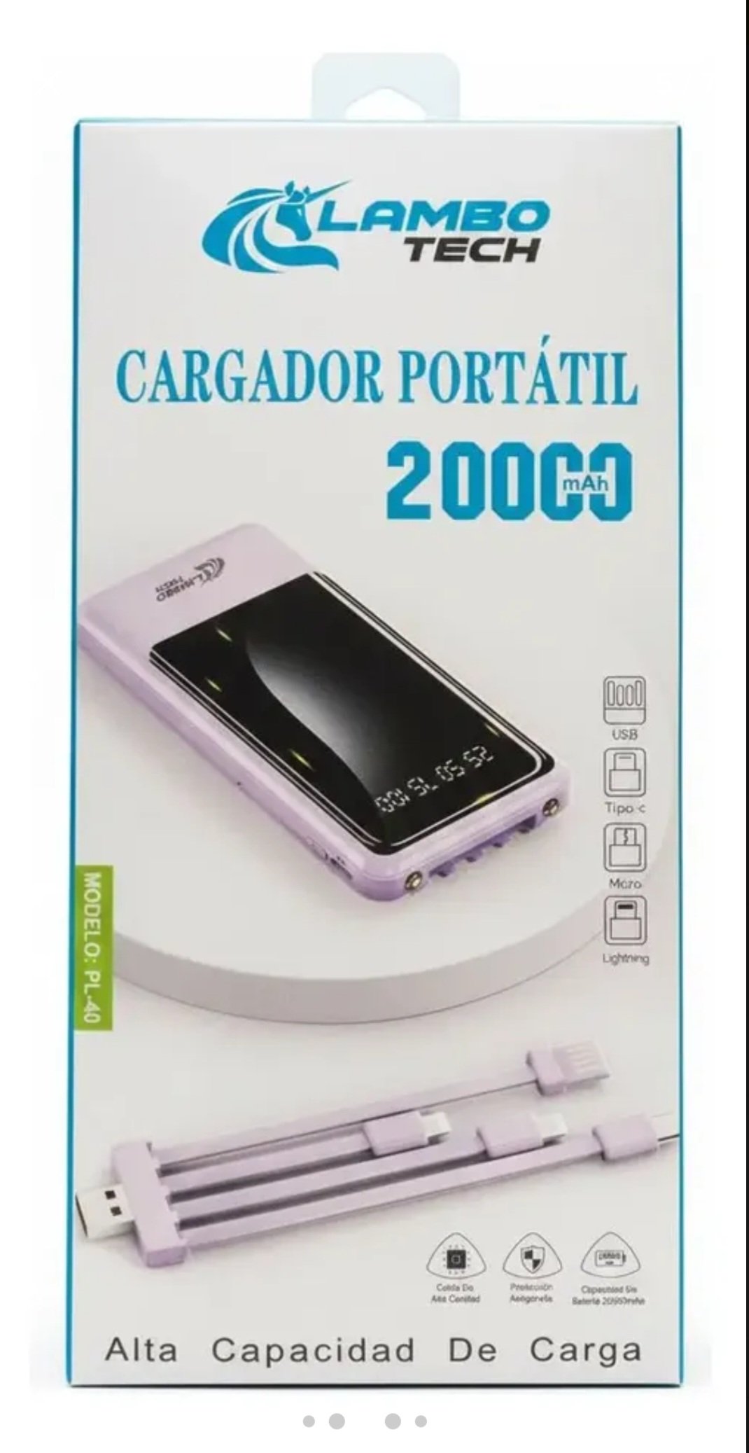 CARGADOR PORTATIL POWERBANK