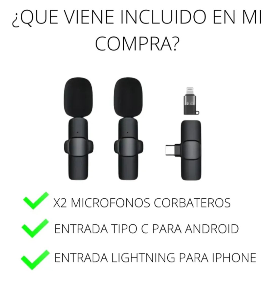 MICROFONO CORBATERO DOBLE