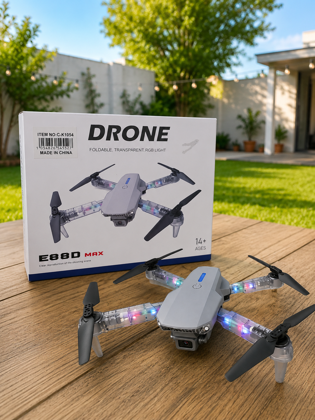 DRONE E88 CONTROL REMOTO
