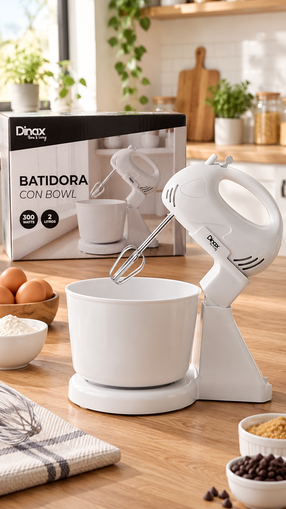 BATIDORA CON BOWL