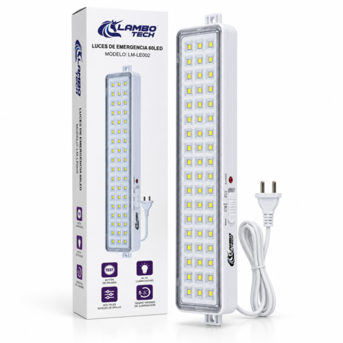 LUZ DE EMERGENCIA 60LEDS