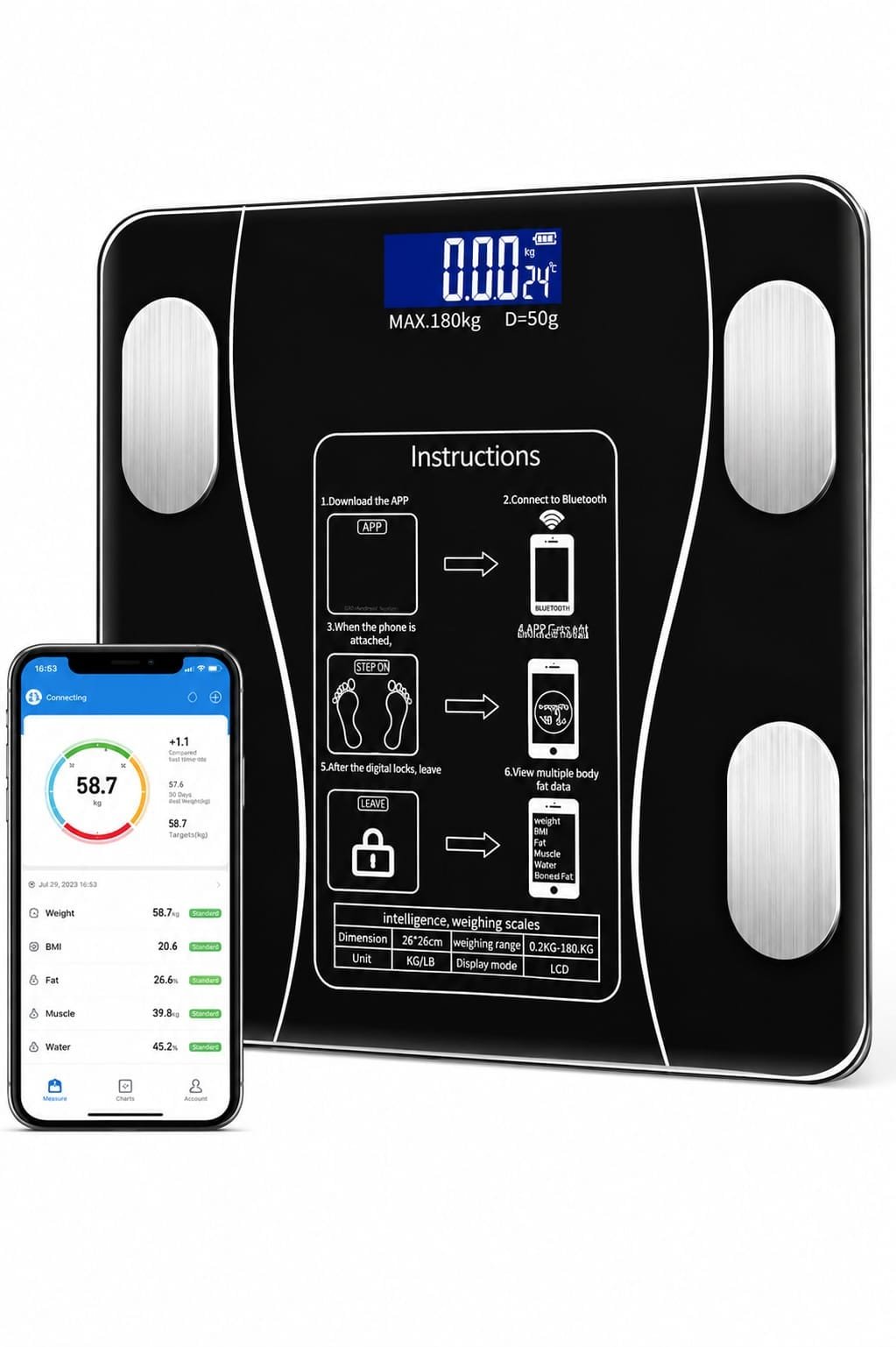 BALANZA PERSONAS BLUETOOTH