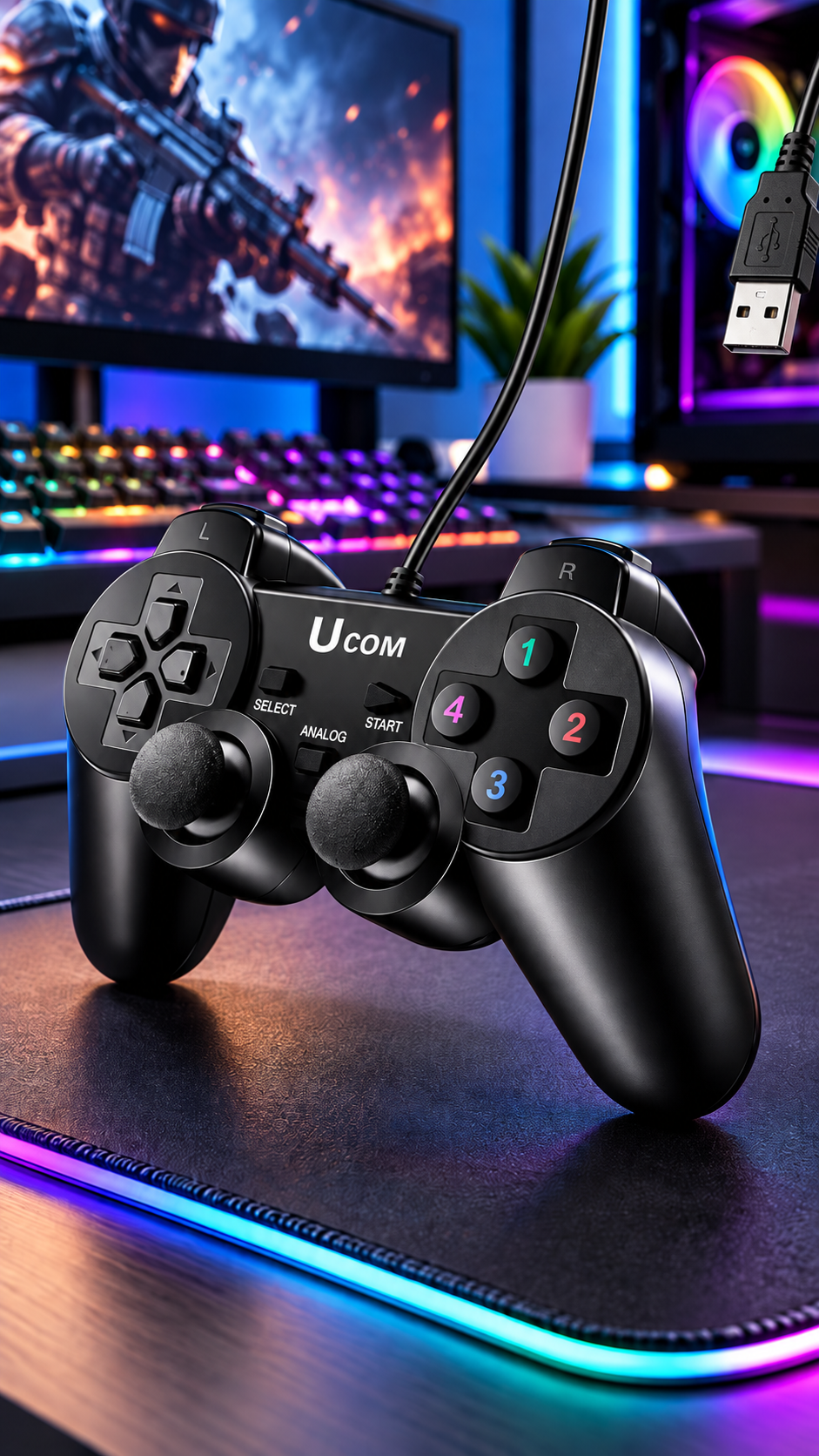 JOYSTICK PC ANALOGICO USB