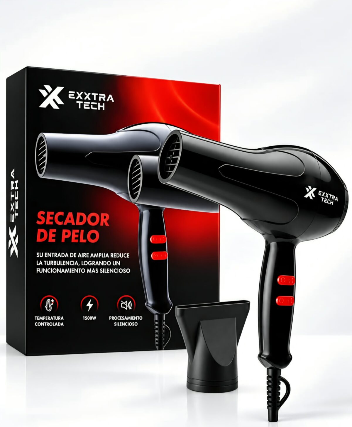 SECADOR DE PELO 1500W EXXTRATECH