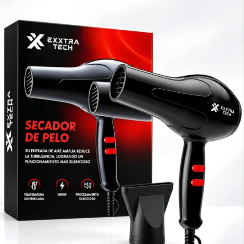 SECADOR DE PELO 1500W EXXTRATECH