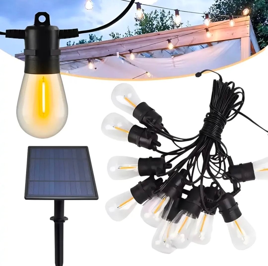 GUIRNALDA SOLAR 5MT 10 FOCOS