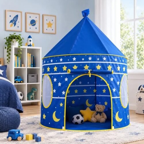 CARPA INFANTIL PLEGABLE AZUL