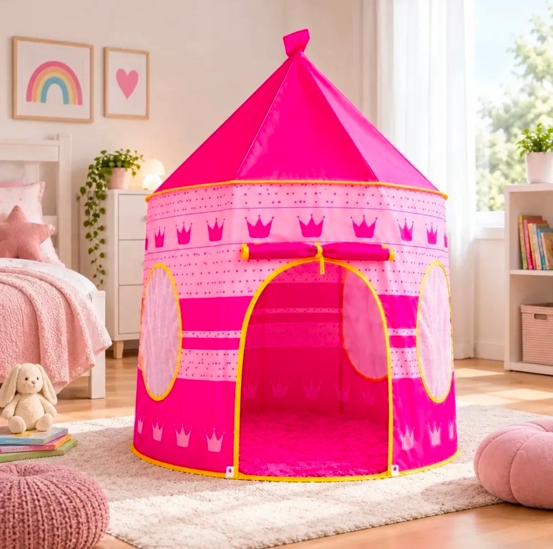 CARPA INFANTIL PLEGABLE ROSA